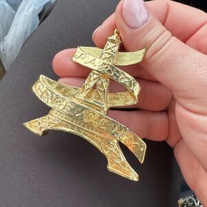 Givenchy Gold Eiffel Tower Pendant